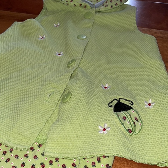 2nd Step Girls Matching Shorts Set Size 12 Months - Picture 3 of 4